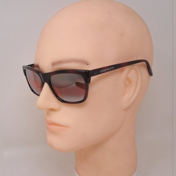 Serengeti Sunglasses Vermillion Rose Double Gradient Mirror Corning 90s 5382 - Picture 8 of 16